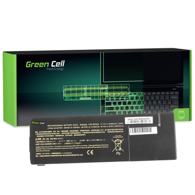 Bateri laptopi Green Cell GC-SY13, 11.1V, 4200mAh, për Sony VGP-BPL24, e zezë