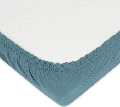 Çarçaf me lastik Matex MUSLIN 34, 90 x 200 cm, muslin pambuku, ngjyrë pastel