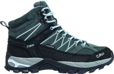 Çizme trekking për goca CMP Rigel Waterproof, CLIMAPROTECT, taban FullOn GRIP, gri e errët