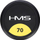 Хантел HMS HG PRO, 70 kg, со гумена обвивка