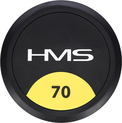 Хантел HMS HG PRO, 70 kg, со гумена обвивка