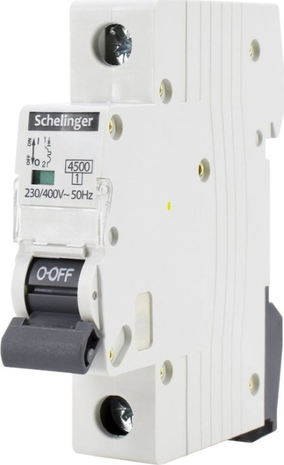 Qelës automatik Schelinger A02-G7-1P-C25, 25A, 1 modul, i bardhë