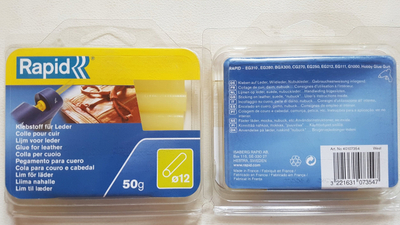 Shkopinj silikoni Rapid Hot Glue, 12mm, 94mm, ngjyrë lëkure dhe të verdhë, 50g