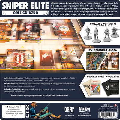 Zgjerim loje me bord Sniper Elite Eagles Nest nga Osprey Games