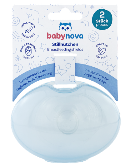 Maje silikoni për gjidhënie Baby Nova, me kuti plastike