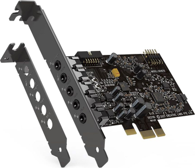 Звучна картичка Creative Sound Blaster Audigy FX V2, 5.1, PCIe, црна