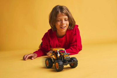 Set ndërtimi LEGO Monster Jam Digatron, pull back, shumëngjyrësh