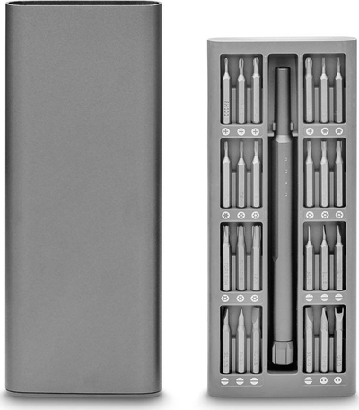 Set kaçavidash të imta EK Water Blocks EK-Loop Screwdriver Basic, 48 bitë, kuti alumini, ngjyrë argjendi