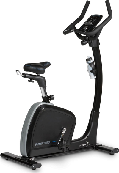 Biçikletë stacionare Flow Fitness Perform B2i, rezistencë magnetike, kompjuter stërvitje, e zezë