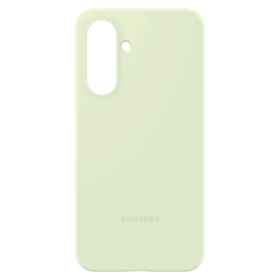 Maskë telefoni Samsung Silicone për Galaxy A36, silikon, jeshile e çelët