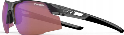 Syze sportive Tifosi Optics Centus, xhama AC Red, skelet Crystal Smoke, gri transparente