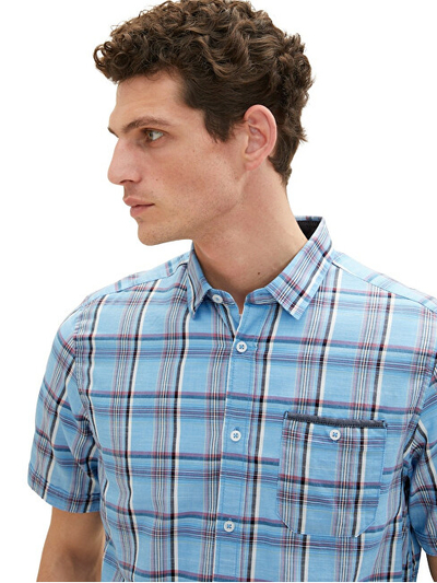 Këmishë Tom Tailor Regular Fit, e kaltër