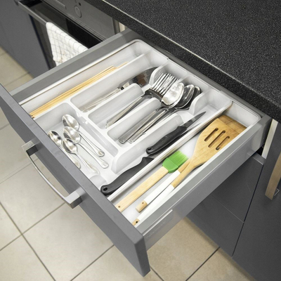 Organizues sirtari për takëme Orion, plastik, 36.5x27.5 cm, i bardhë