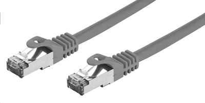 Мрежен кабел C-TECH CB-PP7-2, Cat7 S/FTP, 2m, сив