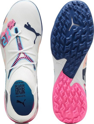 Këpucë futbolli Puma Future 7 Match VOL UP TT, për terren artificial, të ulta, të bardha