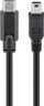 Kabllo USB Goobay 67989, USB 2.0 Mini USB B n’ USB C, 0.5 m, e zezë