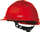 Заштитен шлем Deltaplus Quartz Up IV QUARUP4RO, вентилиран, црвен