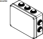 Kuti hermetike industriale Elektro-Plast 2716-02, 249 x 198 x 81mm, IP55, gri