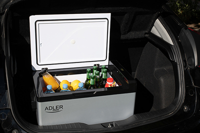 [OUTLET] Frigorifer turistik Adler AD 8091, 25L, kompresor, e zezë/hirtë