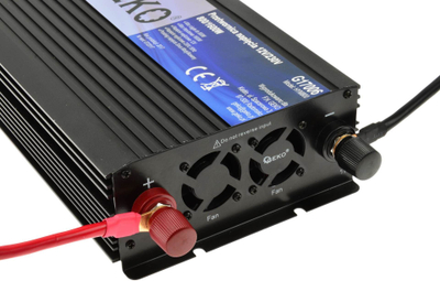 Inverter energjie GEKO GTI006, 12V në 230V, 800W 1600W, i zi