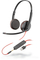 Kufje Poly Plantronics Blackwire C3225 – USB-A, Stereo, të Zeza