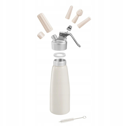 Sifon për shlag DELÍCIA Whipper, 0.5L, alumini, argjendtë