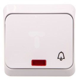 Buton i ziles Schneider Electric, i bardhë