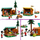 Lodra konstruktore LEGO Friends 42624 Adventure Camp Cozy Cabins, set ndërtimi kampingu, me figurina