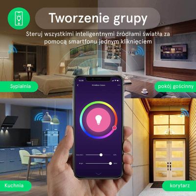 Llambë smart LED Nous P8, GU10, RGB CCT 2700K 6500K, e bardhë