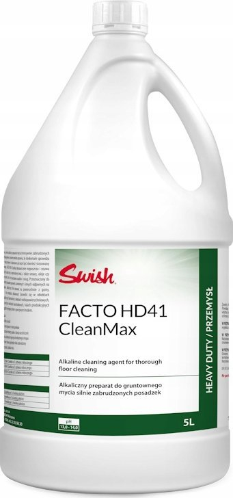 Pastrues industrial Swish Facto HD41 CleanMax, heqës yndyre dhe lubrifikanti, 5L