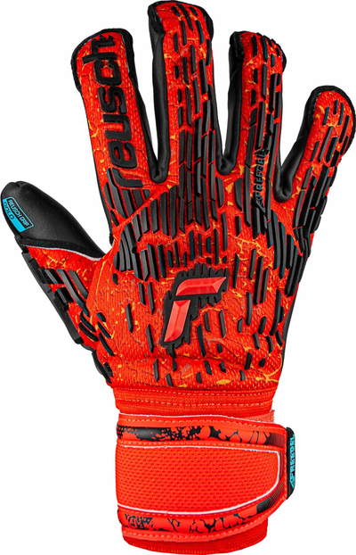 Doreza portjeri për kalamaj Reusch Attrakt Freegel Gold Evolution Cut Jr, Grip Gold, Evolution Negative, portokalli me të zezë