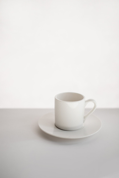 Filxhan kafeje Verlo NORWICH Cup, 90 ml, i bardhë