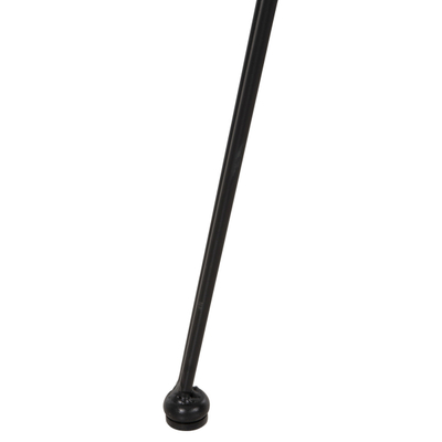 Tavolinë për kafe ovale për ambient të jashtëm Allegra 100×45×51,5 cm (HM5695.11), bezhë/ zezë
