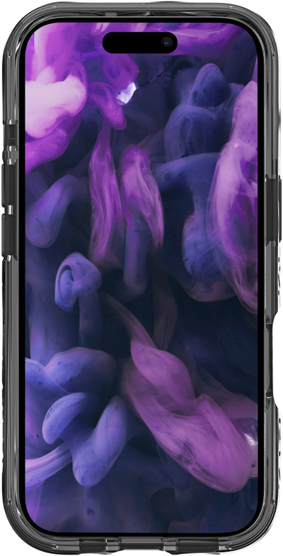 Mbrojtëse telefoni Laut Crystal Matter X për iPhone 17 Pro Max, MagSafe, e fortë ndaj goditjeve, e zezë transparente