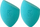 Sfungjer grimi Real Techniques Miracle Airblend Duo, set 2 copë, për fondatinë, ngjyrë mente