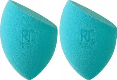 Sfungjer grimi Real Techniques Miracle Airblend Duo, set 2 copë, për fondatinë, ngjyrë mente