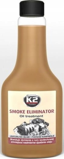 Aditiv për vaj motori K2 T351 Stop Smoke, 355ml, transparent