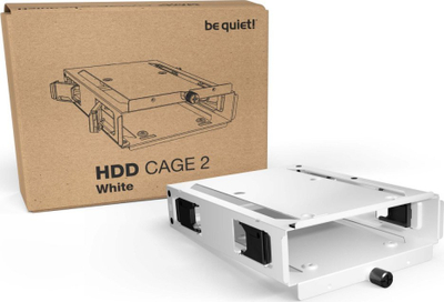 Kornizë HDD be quiet HDD Cage 2, metalike, për kasa be quiet, e bardhë
