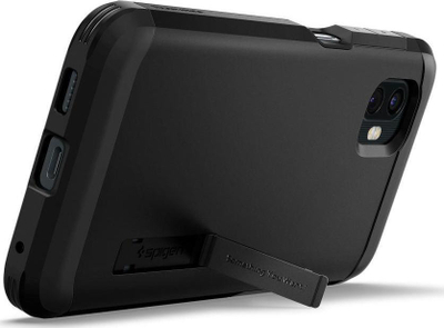 Kuti telefoni Spigen Tough Armor për Samsung Galaxy Xcover 6 Pro G736B, me mbrojtje të fortë, e zezë