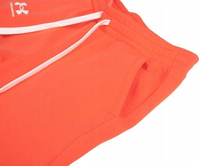 Pantallona trajnere Under Armour Rival Fleece W 1356416, për goca, me mansheta, portokalli