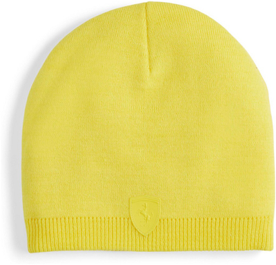 Kapelë beanie Puma Ferrari Sportswear, madhësi universale, e verdhë Speed Yellow