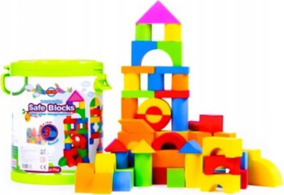 Blloqe shkumë Trefi FOAM BLOCKS KL.P 014, set 95 copë, shumëngjyrëshe