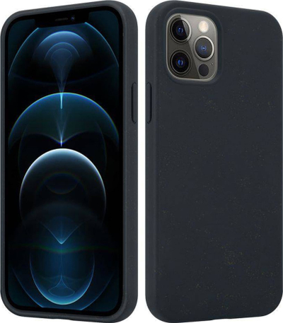 Kapak telefoni MX Eco për iPhone 13 Pro Max, nga TPU i biodegradueshëm, mbron nga goditjet, i zi