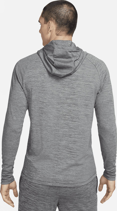 Hanorak sportiv Nike Dri FIT Academy për burra, me kapuç, me teknologji Dri FIT, gri