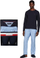 Set dhuratë për meshkuj Tommy Hilfiger, pizhame + pantofla, të zeza/ të kaltra