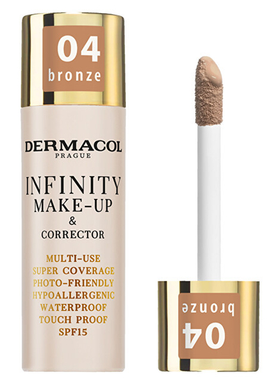 Fondatinë Dermacol Infinity High Coverage, korektor, 20 g