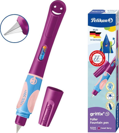 Stilolaps me bojë Pelikan Griffix Sweet Berry, për dorën e djathtë, për fëmijë, Sweet Berry
