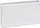 Radiator çeliku Termoteknik K22 500/1400, 2022W, me kllapa për montim, i bardhë