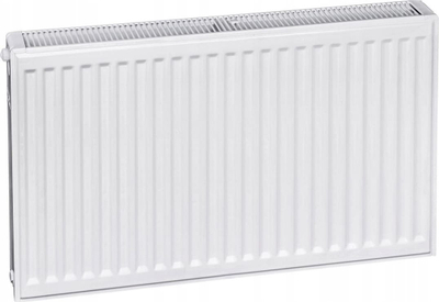 Radiator çeliku Termoteknik K22 500/1400, 2022W, me kllapa për montim, i bardhë