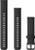 Rrip ore Garmin Quick Release 18, silikon, 18mm, i zi me kopëse gri